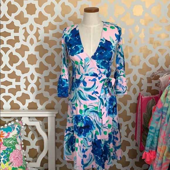lilly pulitzer misha wrap dress